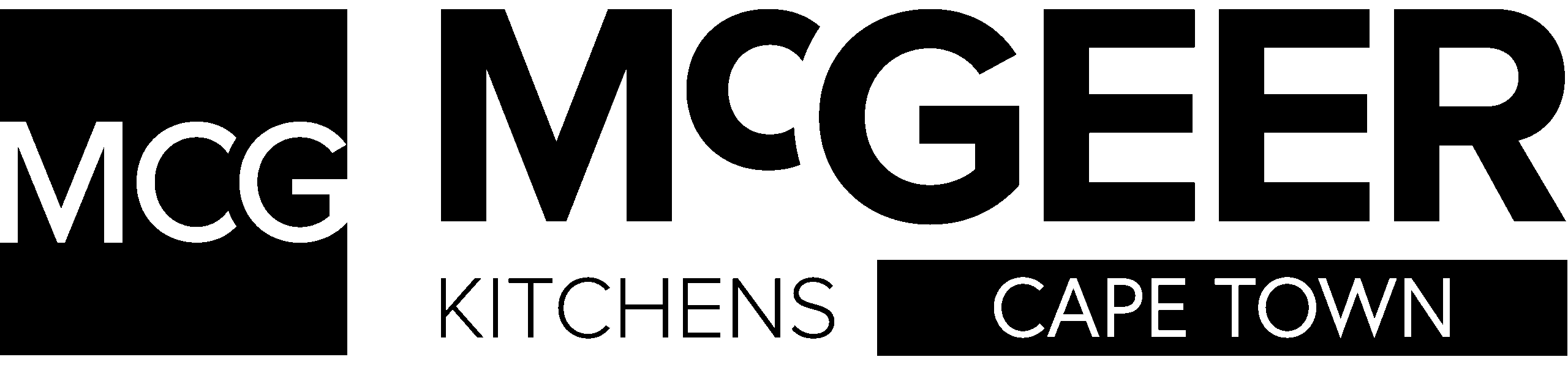 McGeer Kitchens Cape Town Logo Black